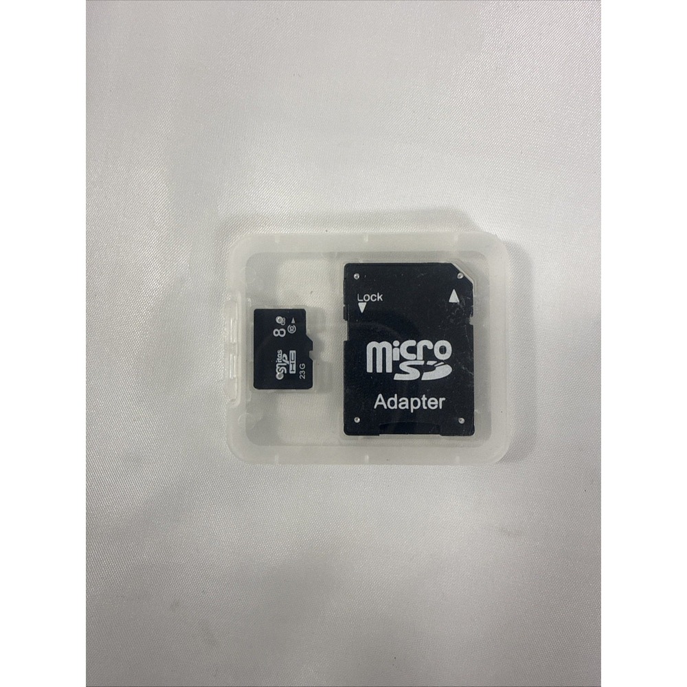 Lock MicroSD HC Card -8GB +‎ MicroSD Adapter Camera iPhone Android Tablet PC…8